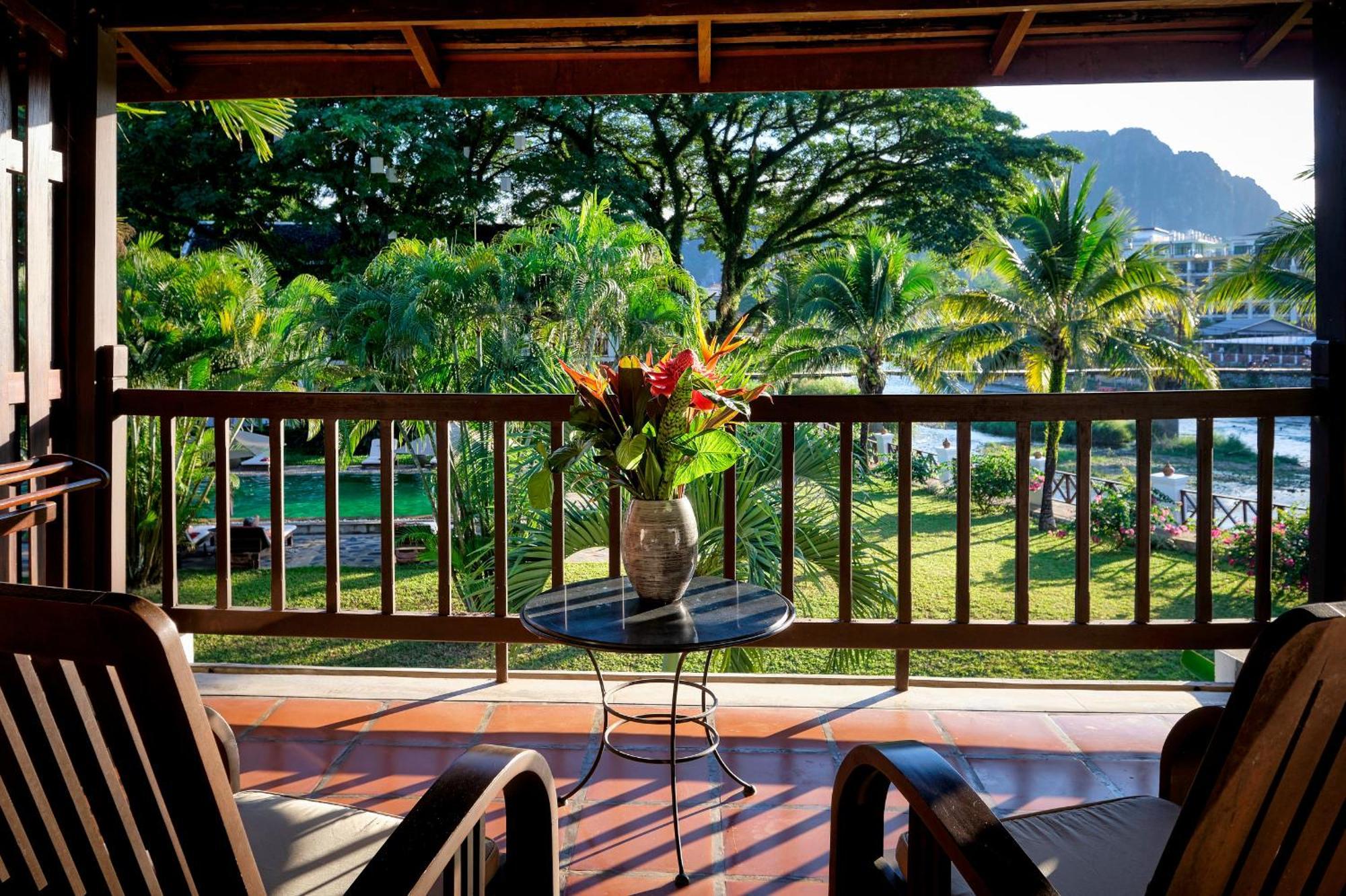 Riverside Boutique Resort, Vang Vieng Buitenkant foto