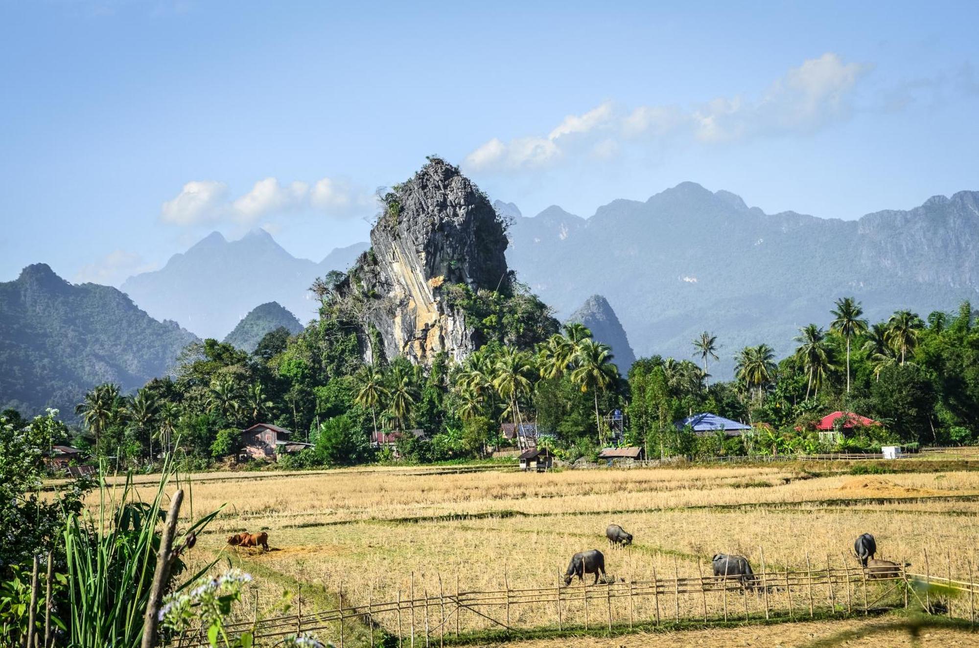 Riverside Boutique Resort, Vang Vieng Buitenkant foto