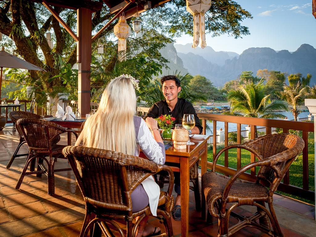 Riverside Boutique Resort, Vang Vieng Buitenkant foto