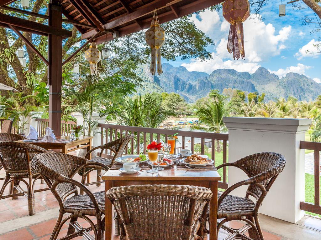 Riverside Boutique Resort, Vang Vieng Buitenkant foto