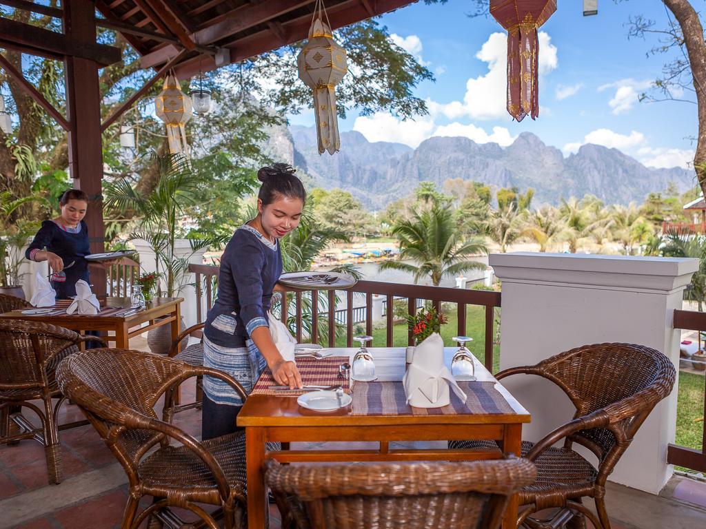Riverside Boutique Resort, Vang Vieng Buitenkant foto