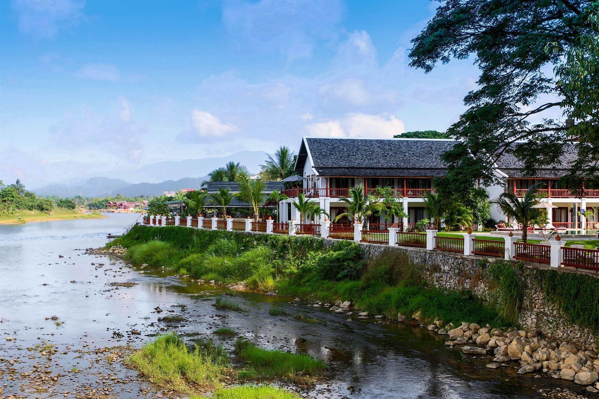 Riverside Boutique Resort, Vang Vieng Buitenkant foto