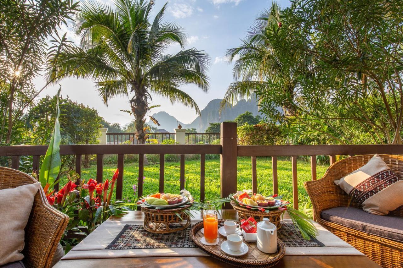 Riverside Boutique Resort, Vang Vieng Buitenkant foto