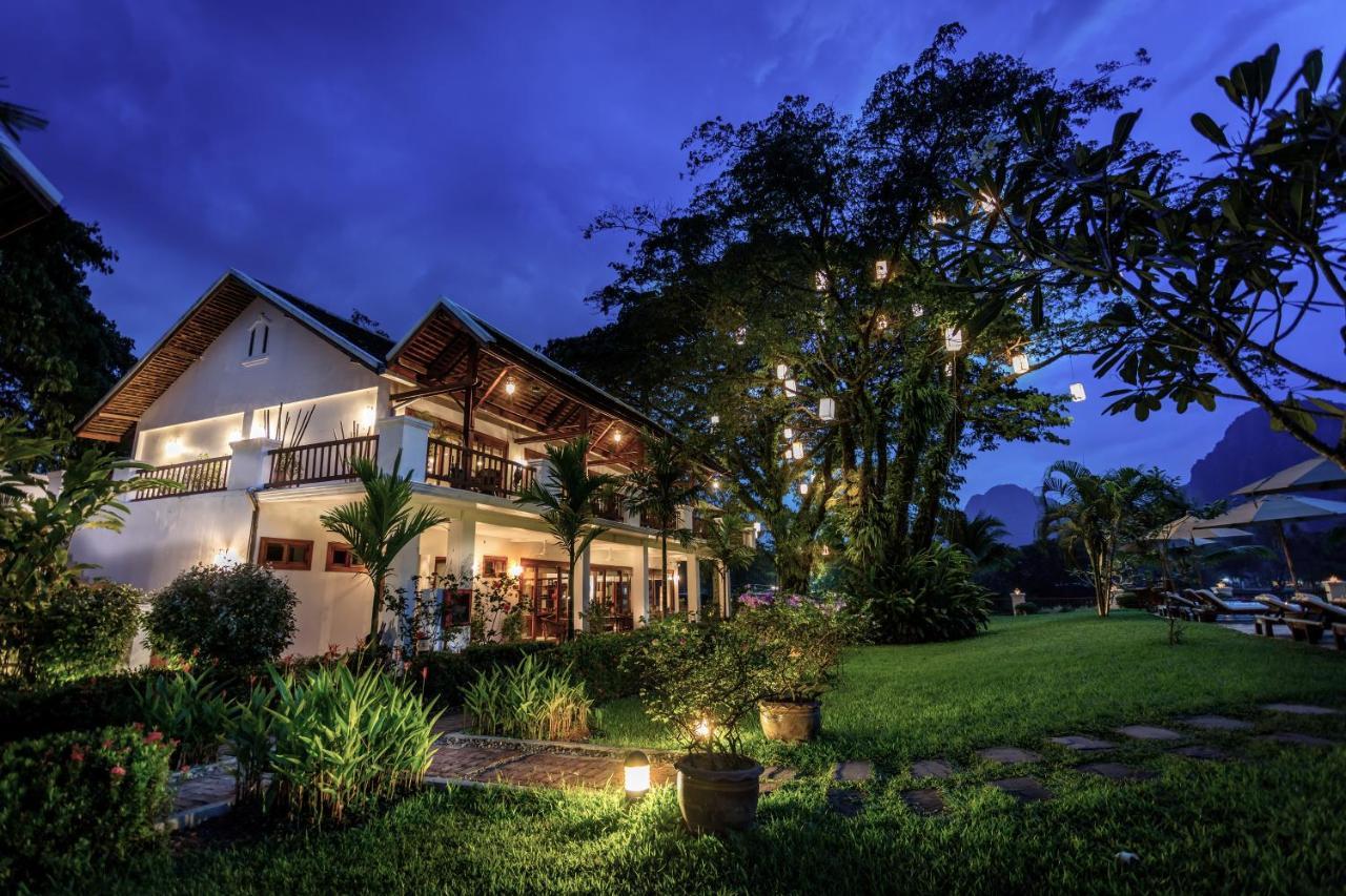Riverside Boutique Resort, Vang Vieng Buitenkant foto